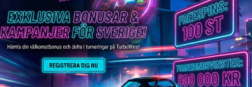 TurboWins bonusar för svenska spelare